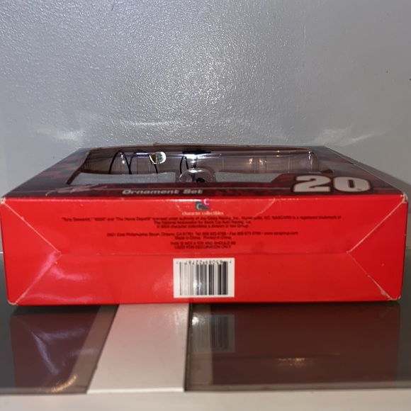 NASCAR 2002 Tony Stewart #20 Ornament Set Collectibles Home Depot - Picture 4 of 8